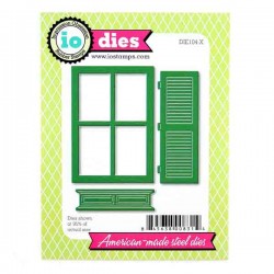Impression Obsession Window with Shutter Die Set