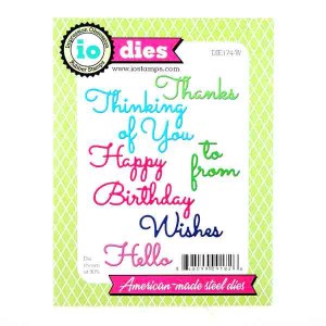 Impression Obsession Greeting Die Set