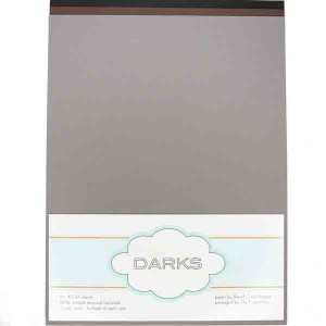 Darks Cardstock Paper Pack - 12 sheets, 8.5" x 11" class=