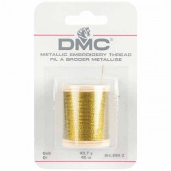 DMC Metallic Embroidery Thread - Gold