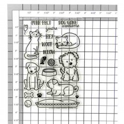 Avery Elle Furry Friends Stamp Set