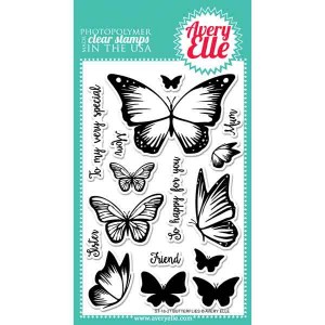 Avery Elle Butterflies Stamp Set