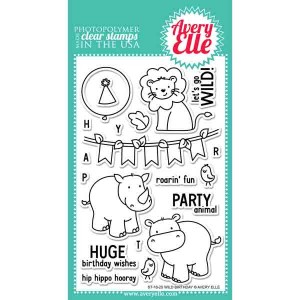 Avery Elle Wild Birthday Stamp Set