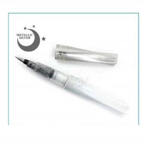 ZIG Wink of Luna Metallic Brush Pen - Silver class=