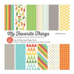 My Favorite Things Fun & Frolic Paper Pad - 6" x 6"