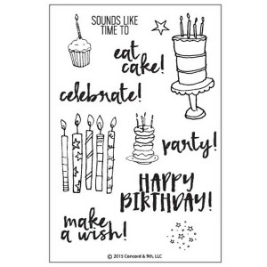 Concord & 9th Eat Cake & Celebrate Stamp Set