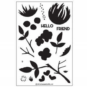 Concord & 9th Flourish Stamp Set