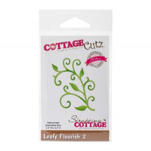 CottageCutz Leafy Flourish 2 Die class=