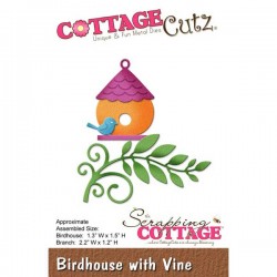 CottageCutz Birdhouse with Vine Die