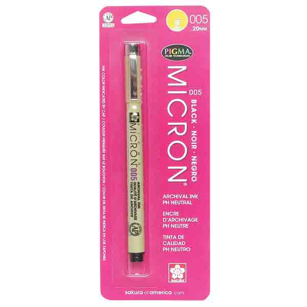 Pigma® Micron® Black Fine Line Design Pen – 6-Pack – The Foiled Fox