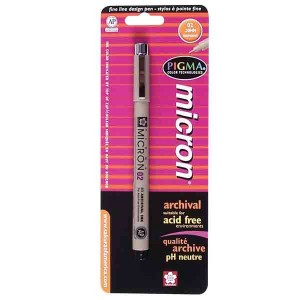 Pigma® Micron® Black Fine Line Design Pen - .30mm class=