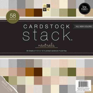DCWV Cardstock Stack - Neutrals