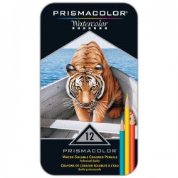Prismacolor Premier Watercolor Pencil Set - 12-Colors
