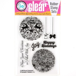 Impression Obsession Round Ornaments 1 Stamp Set