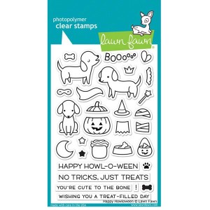 Lawn Fawn Happy Howloween Stamp Set <span style="color:red;">Blemished</span>