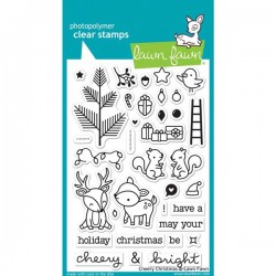 Lawn Fawn Cheery Christmas Stamp Set