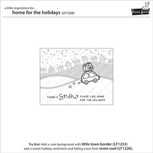 Lawn Fawn Home For The Holidays Stamp Set class=