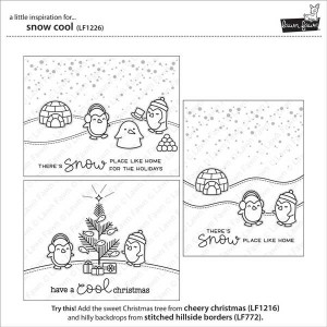 Lawn Fawn Snow Cool Stamp Set class=