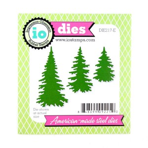Impression Obsession Evergreen Trees Die Set