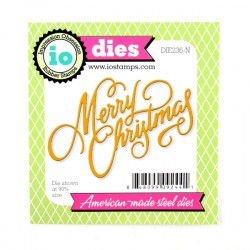 Happy Holidays American made Steel Dies by Impression Obsession DIE238-I New