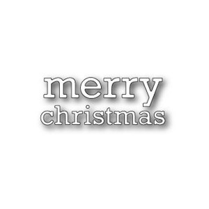 Poppystamps Proper Merry Christmas Craft Die