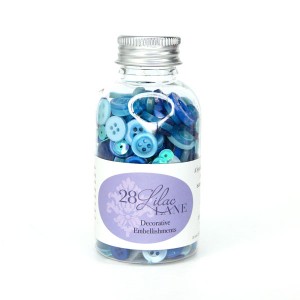 28 Lilac Lane Winter Blues Embellishment Bottle