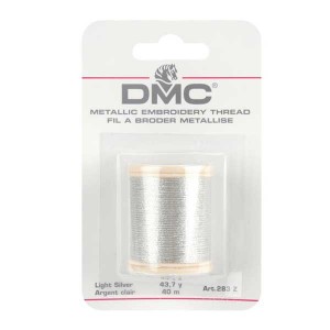 DMC Light Silver Embroidery Thread class=