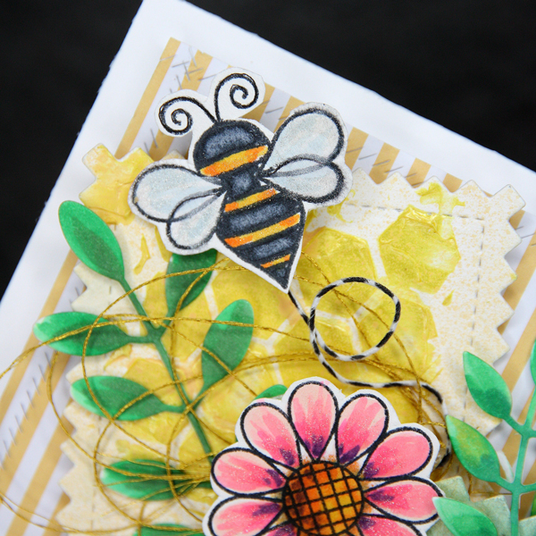 Thanks for bee-ing there card close-up 1