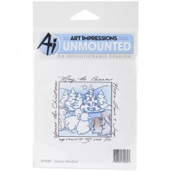 Art Impressions Savior Window Cling Stamp