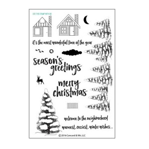 Concord & 9th Christmas Cottage Stamp Set