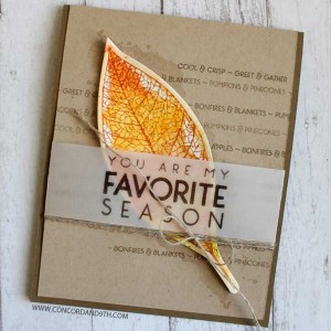 Concord & 9th Lace Leaf Stamp Set class=
