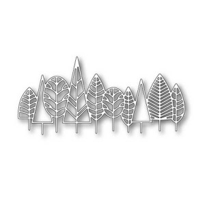 Poppystamps Boddington Tree Border Craft Die