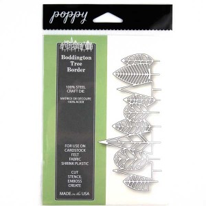 Poppystamps Boddington Tree Border Craft Die class=