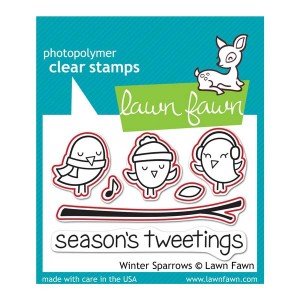 Lawn Fawn Winter Sparrows Lawn Cuts (dies) class=