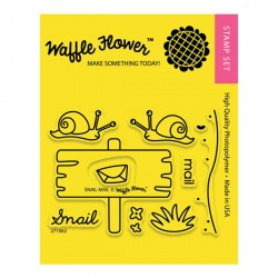 Waffle Flower Snail Mail Stamp Set