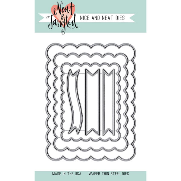 Neat Tangled Scalloped Die Set The Foiled Fox