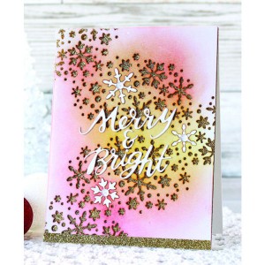 Poppystamps Snowflake Oval Collage Craft Die class=