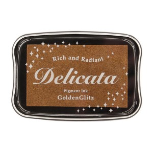 Delicata Pigment Ink Pad – Golden Glitz