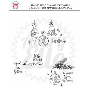 Avery Elle Retro Ornaments Elle-ments Die set class=