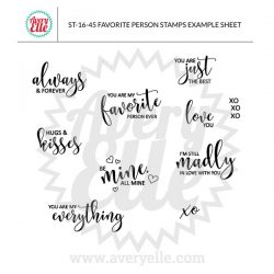 Avery Elle Favorite Person Stamp Set