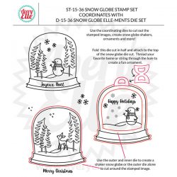 Avery Elle Snow Globe Stamp Set