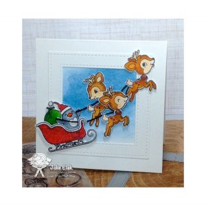 Your Next Stamp Santa's Magical Sleigh <span style="color:red;">some yellowing</span> class=