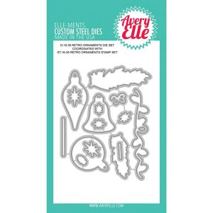 Avery Elle Retro Ornaments Elle-ments Die set
