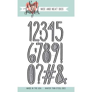 Neat & Tangled Journaling Numbers Die Set