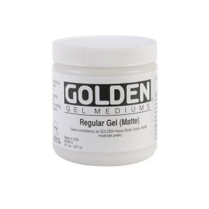 Golden Regular Gel Medium - Matte