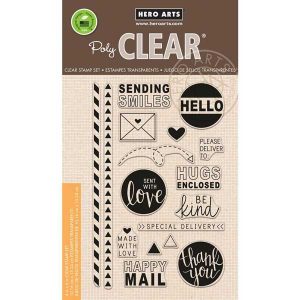 Hero Arts Happy Mail Stamp Set class=
