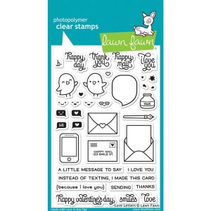 Lawn Fawn Love Letters Stamp Set