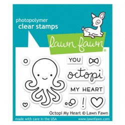 Lawn Fawn Octopi My Heart Stamp Set
