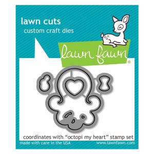 <span style="color:red;">PREORDER</span>  Lawn Fawn Octopi My Heart Lawn Cuts