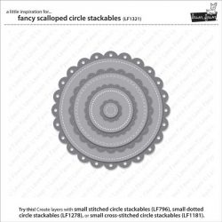 Lawn Fawn Fancy Scalloped Circle Stackables